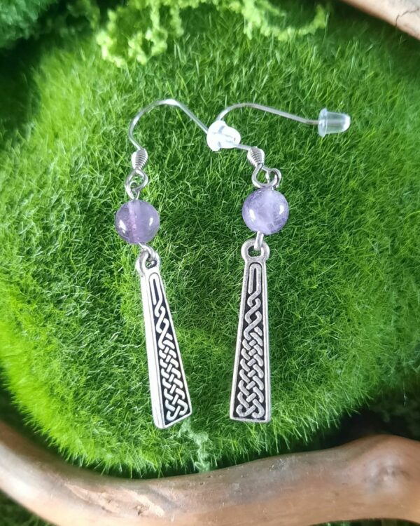 Boucles d’oreilles celtiques "Aimitis" – Image 3