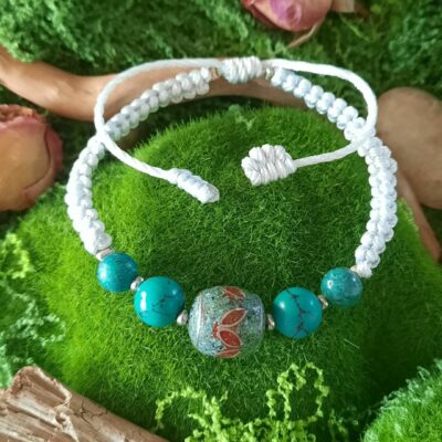 bracelet tibétain turquoise