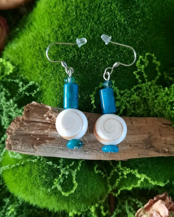 Boucles d'oreilles œil Sainte Lucie "LuSea" – Image 3