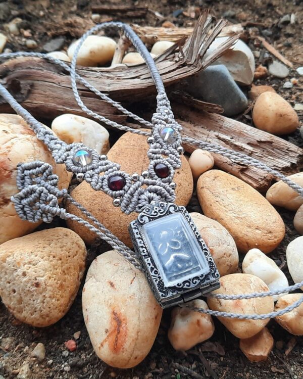 Collier "Mistil" - Amulette Bouddha Thaïlande – Image 2
