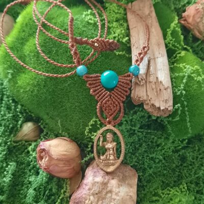 Collier Déesse Thaï et turquoise