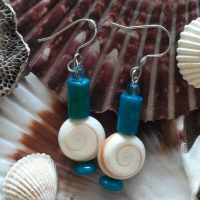 Boucles d'oreilles œil Sainte Lucie "LuSea"