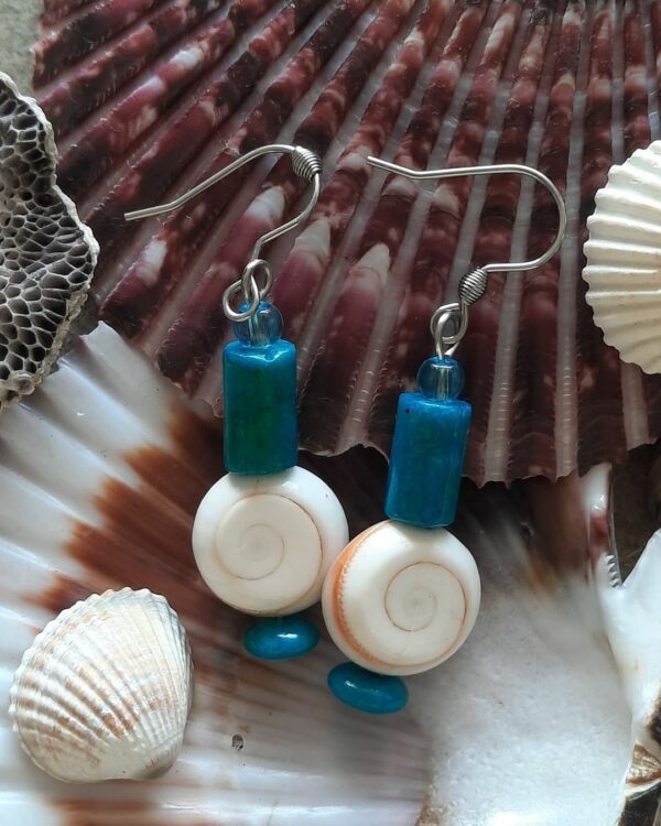 Boucles d'oreilles œil Sainte Lucie "LuSea"