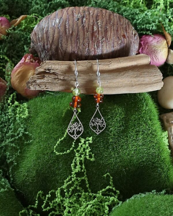 Boucles d’oreilles Arbre de Vie "Xaphan" – Image 4
