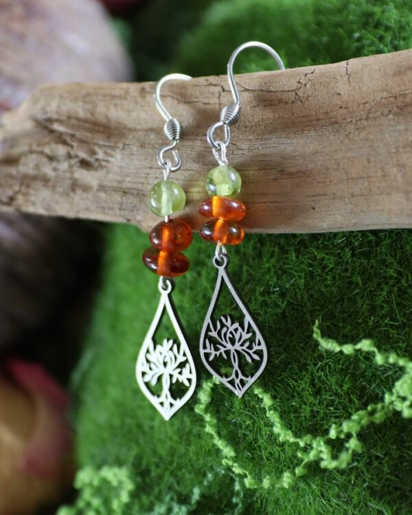 Boucles d’oreilles Arbre de Vie "Xaphan"