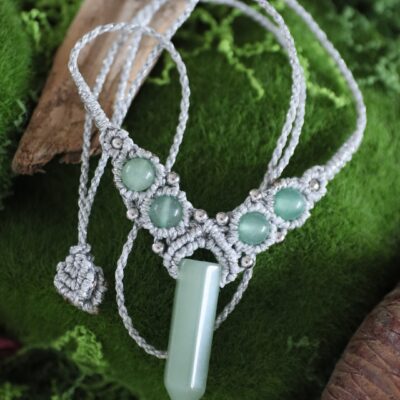 Collier aventurine verte "Xawenthurin"