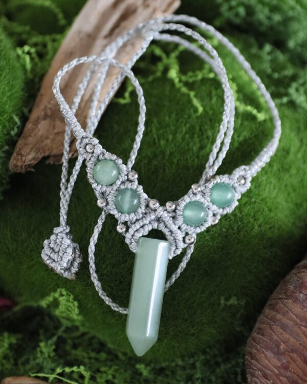 Collier aventurine verte "Xawenthurin"