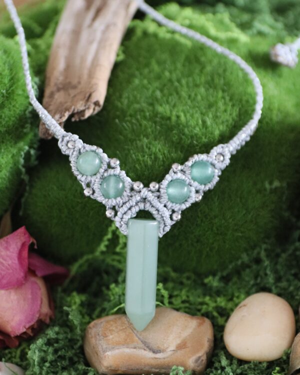 Collier aventurine verte "Xawenthurin" – Image 3