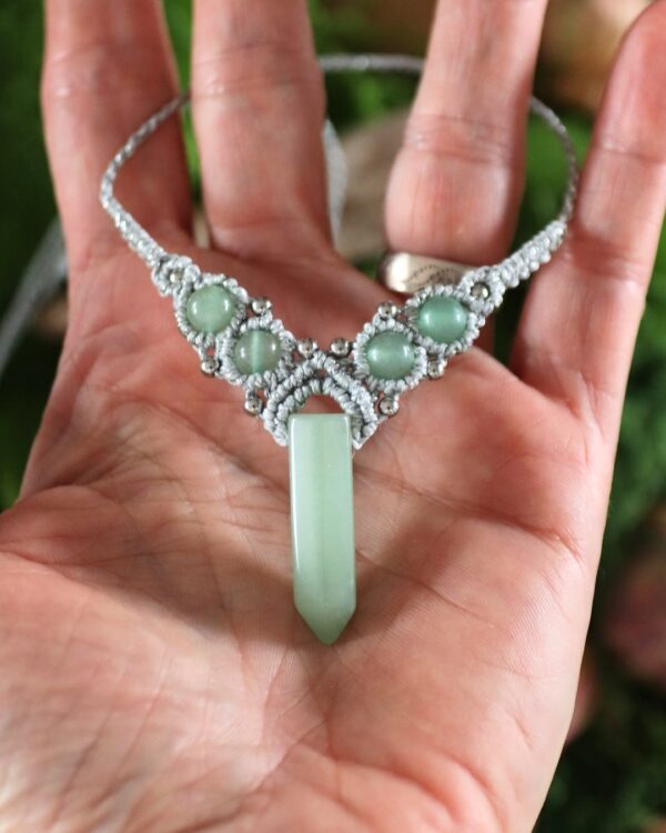 Collier aventurine verte "Xawenthurin" – Image 4