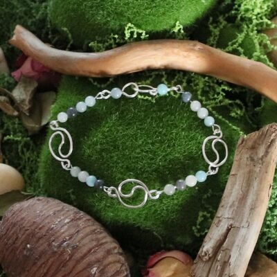 Bracelet Yin-Yang en Trolleite "Hyn Hyang"